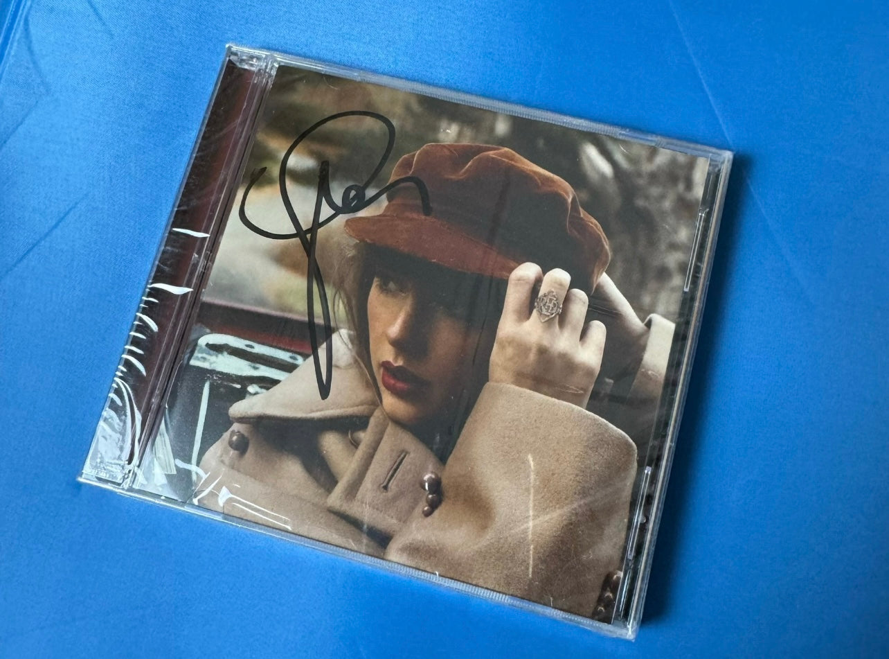 Taylor Swift - Red (European Version) Signed CD (Brand New, Box Damage)