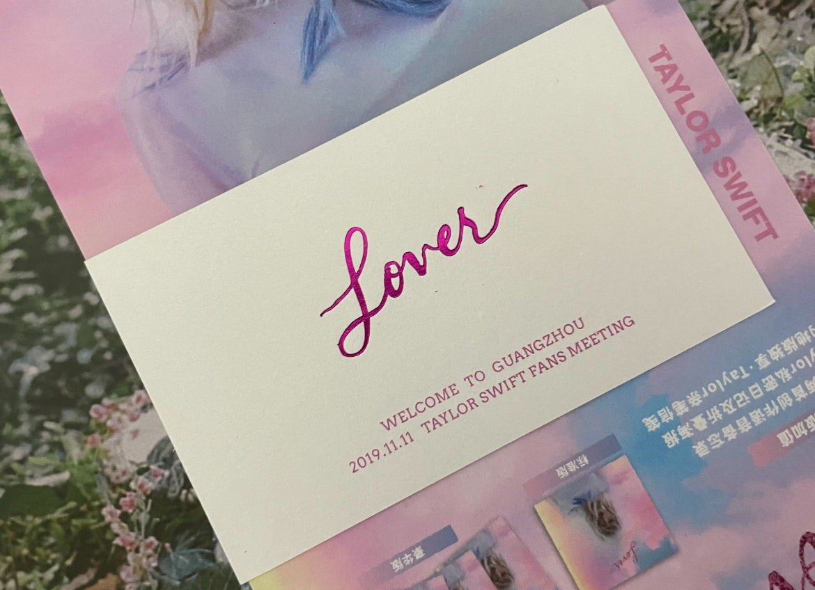 Taylor Swift - Lover Fan Meet Official Support Gift Set 泰勒·斯威夫特《Lover》粉絲見面會官方應援禮袋