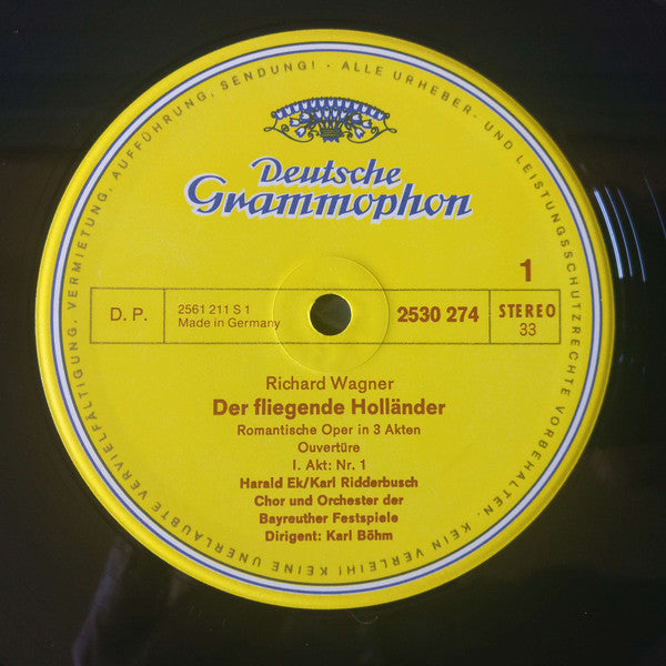 Richard Wagner, Karl Böhm : Der Fliegende Holländer - Bayreuth 1971 (Box + 3xLP)