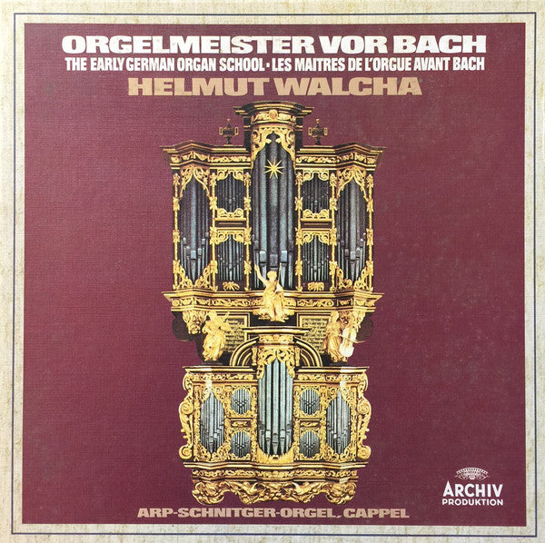 Helmut Walcha : Orgelmeister Vor Bach / The Early German Organ School (4xLP + Box)