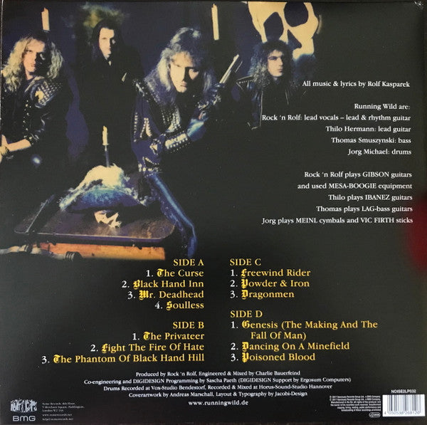 Running Wild : Black Hand Inn (2xLP, Album, RE, RM, Gat)