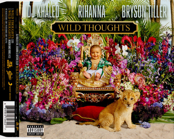 DJ Khaled Feat. Rihanna & Bryson Tiller : Wild Thoughts (CD, Single)