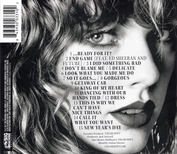 Taylor Swift : Reputation (CD, Album)