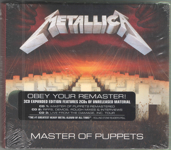 Metallica : Master Of Puppets (3xCD, Album, Dlx, RE, RM)