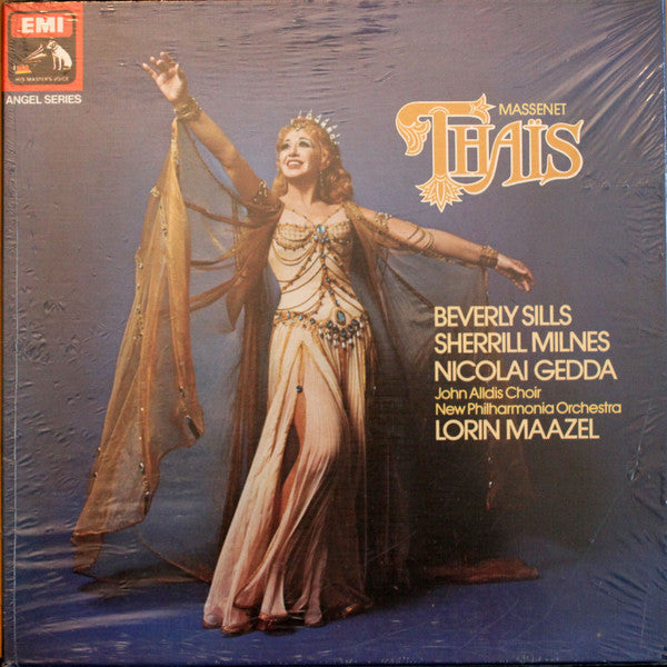 Jules Massenet, Beverly Sills, Sherrill Milnes, Nicolai Gedda, John Alldis Choir, New Philharmonia Orchestra, Lorin Maazel : Thaïs (3xLP, Quad + Box)