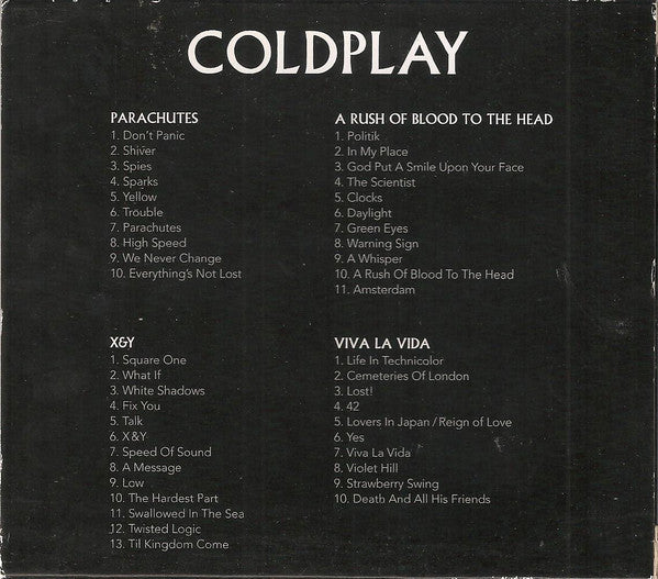 Coldplay : 4CD Catalogue Set (Box, Comp, Ltd + 4xCD, Album)