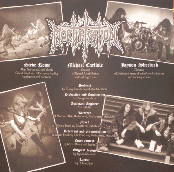 Mortification : Scrolls Of The Megilloth (LP, Album, Och)