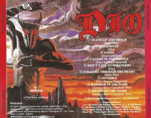 Dio (2) : Holy Diver (CD, Album, RE)