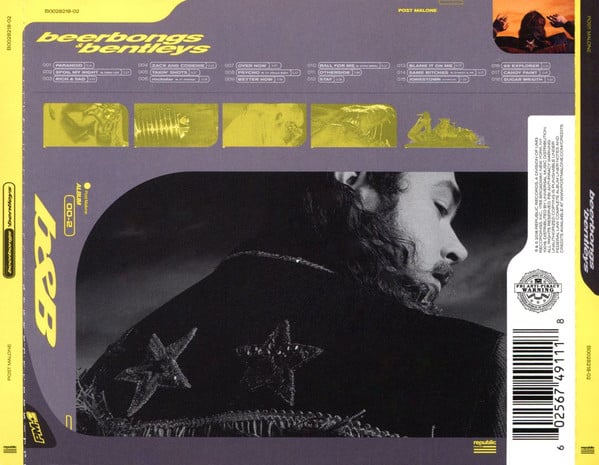 Post Malone : Beerbongs & Bentleys (CD, Album)