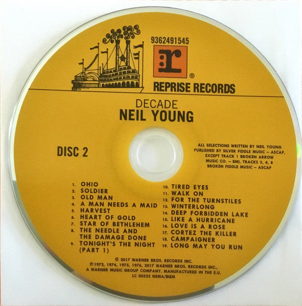 Neil Young : Decade (2xCD, Comp, RE, RM)