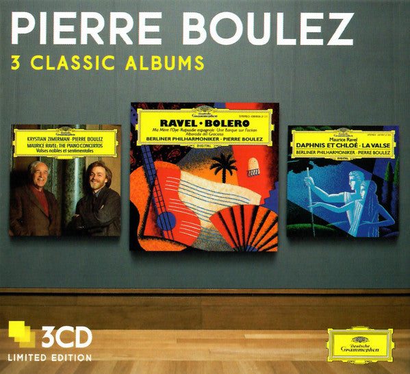 Maurice Ravel - Pierre Boulez : 3 Classic Albums (3xCD, Album, Ltd + Box, Comp, Sli)