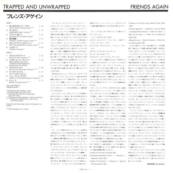 Friends Again : Trapped And Unwrapped (LP, Album, Promo)