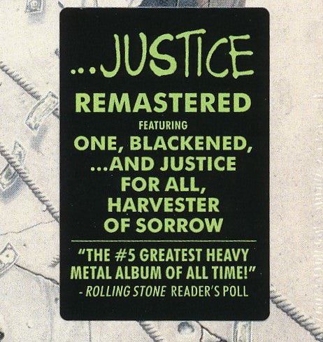 Metallica : ...And Justice For All (CD, Album, RE, RM, Car)