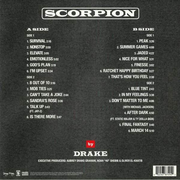 Drake : Scorpion (2xLP, Album)