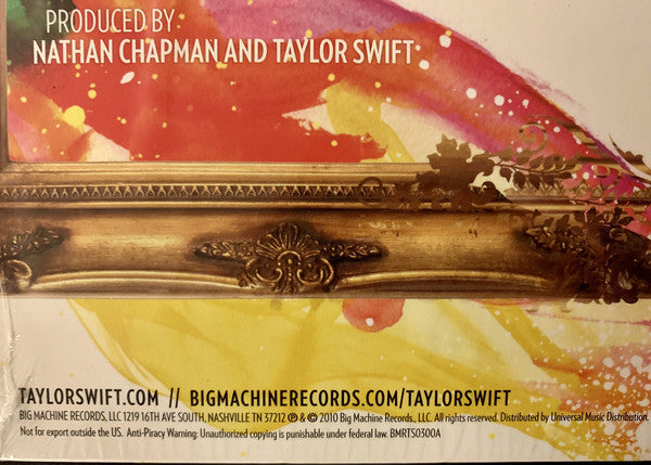 Taylor Swift : Speak Now (2xLP, Album, RSD, Ltd, Num, RE, Cle)