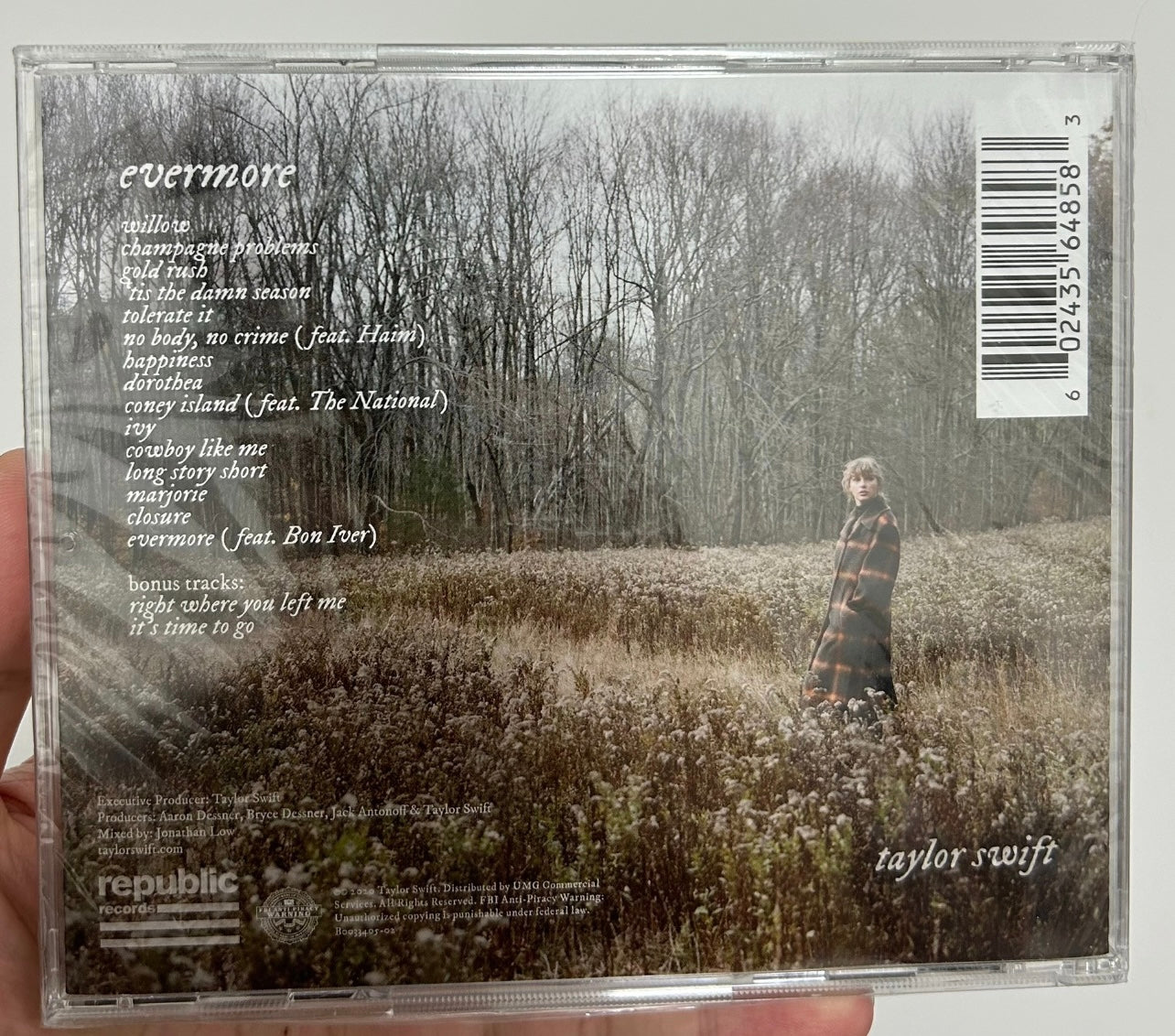 Taylor Swift – Evermore (Special Edition Signed CD)