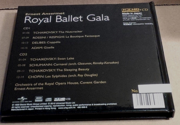 Ernest Ansermet : The Royal Ballet Gala Performances (2xCD, Album, Ltd, RM, K2H)