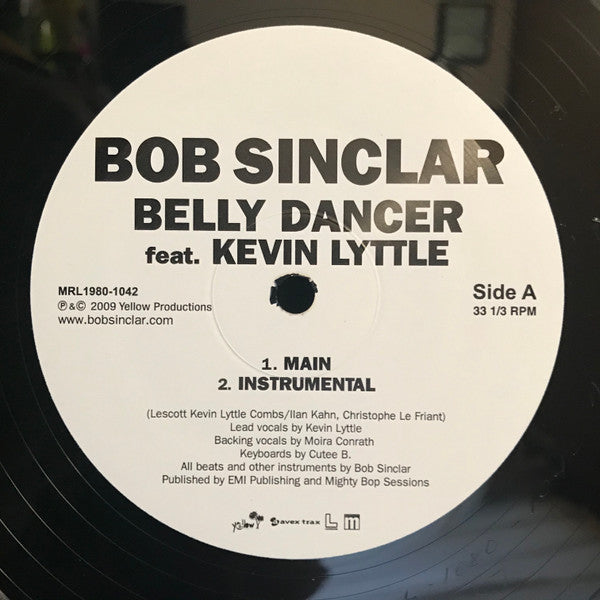 Bob Sinclar : Belly Dancer / Lala Song (12")