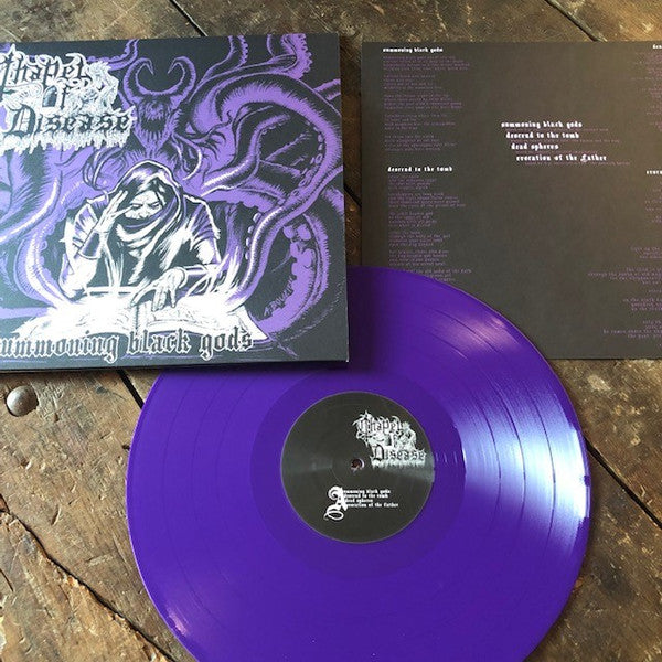 Chapel Of Disease : Summoning Black Gods (LP, Album, Ltd, RE, Pur)