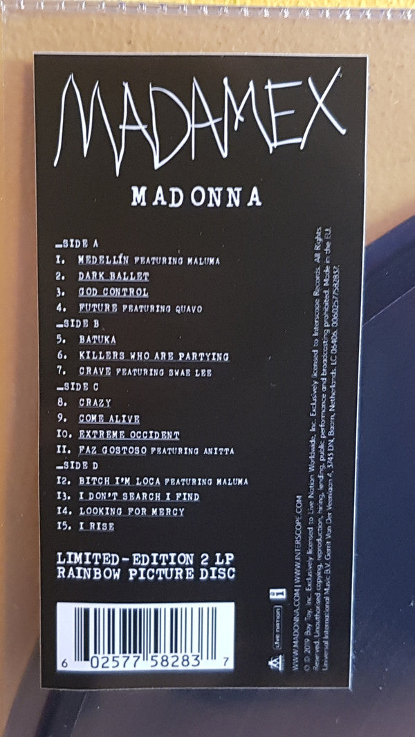 Madonna : Madame X (2xLP, Album, Ltd, M/Print, Pic)