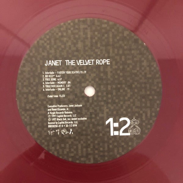 Janet Jackson : The Velvet Rope (2xLP, Album, Ltd, RE, Dee)