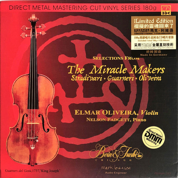 Elmar Oliveira, Nelson Padgett : Selections From The Miracle Makers (LP, Album, Ltd, DMM + CD + Box)