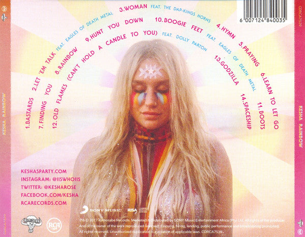 Kesha : Rainbow (CD, Album)