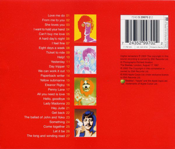 The Beatles : 1 (CD, Comp, RM, RP, www)