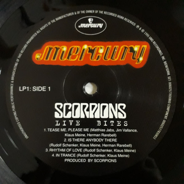 Scorpions : Live Bites (2xLP, Album, RE, 180)