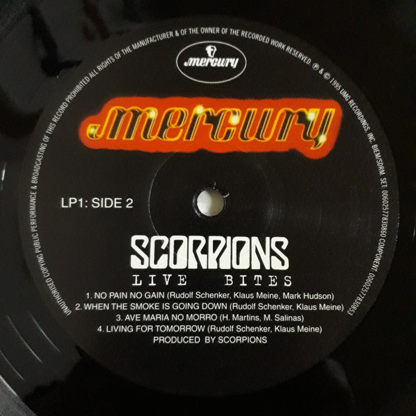 Scorpions : Live Bites (2xLP, Album, RE, 180)