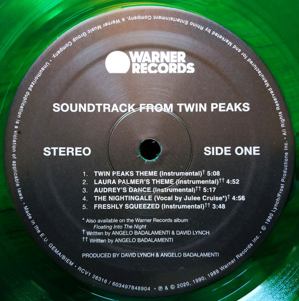 Angelo Badalamenti : Music From Twin Peaks (LP, Album, Ltd, RE, Gre)