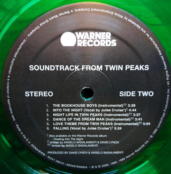 Angelo Badalamenti : Music From Twin Peaks (LP, Album, Ltd, RE, Gre)