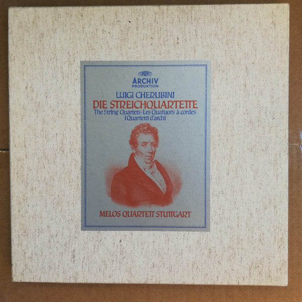 Luigi Cherubini, Melos Quartett Stuttgart* : Die Streichquartette = The String Quartets = Les Quatuors A Cordes = I Quartetti D'Archi (3xLP + Box)