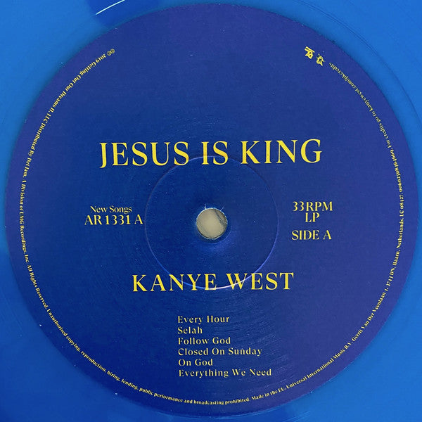 Kanye West : Jesus Is King (LP, Album, Blu)