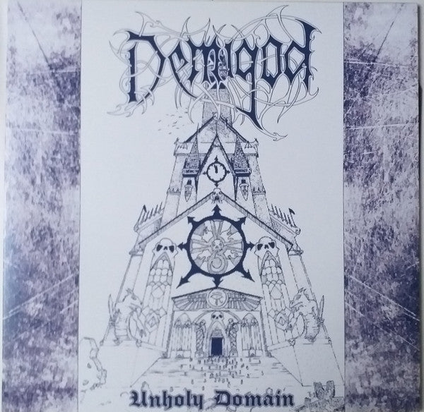 Demigod : Unholy Domain (12", MiniAlbum, Ltd, RE, Blu)