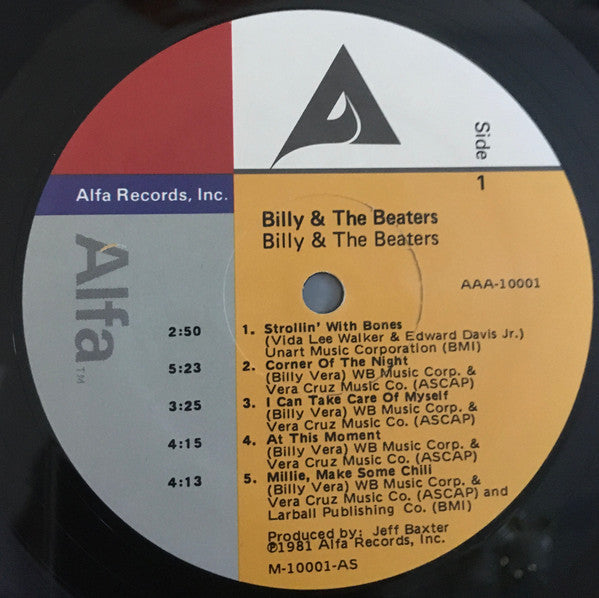 Billy & The Beaters* : Billy & The Beaters (LP, Album)