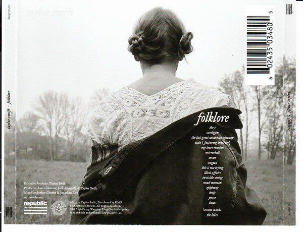 Taylor Swift : Folklore (CD, Album, Dlx, "In)