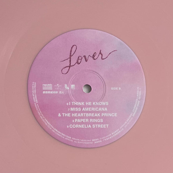 Taylor Swift : Lover (LP, Pin + LP, Blu + Album)