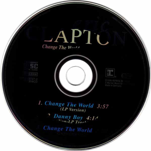 Eric Clapton : Change The World (CD, Single)