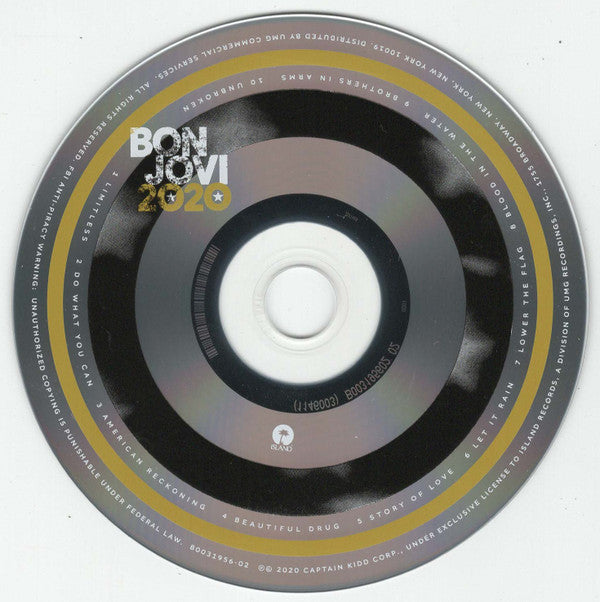 Bon Jovi : 2020 (CD, Album)