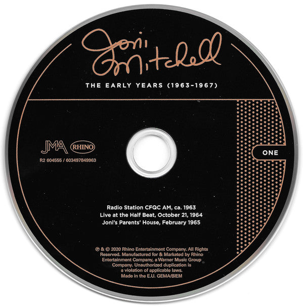 Joni Mitchell : Archives Volume 1 (The Early Years (1963-1967))  (Box + 5xCD)