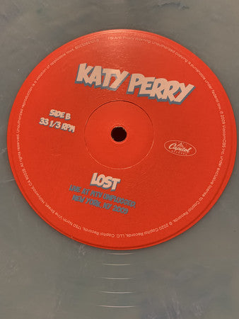 Katy Perry : I Kissed A Girl (Live At MTV Unplugged, New York, NY 2009) (12", Single, Ltd, Sky)