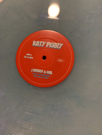 Katy Perry : I Kissed A Girl (Live At MTV Unplugged, New York, NY 2009) (12", Single, Ltd, Sky)