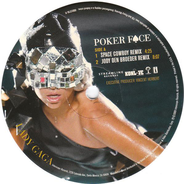 Lady Gaga : Poker Face (Remixes) (12", Single, Whi)