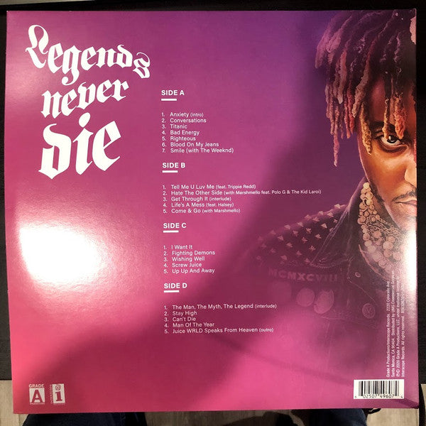 Juice WRLD : Legends Never Die (2xLP, Album)