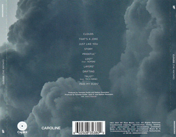 NF : Clouds (The Mixtape) (CD, Album)