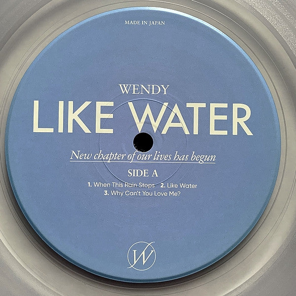 Wendy (54) : Like Water (LP, MiniAlbum, Ltd, Cle)