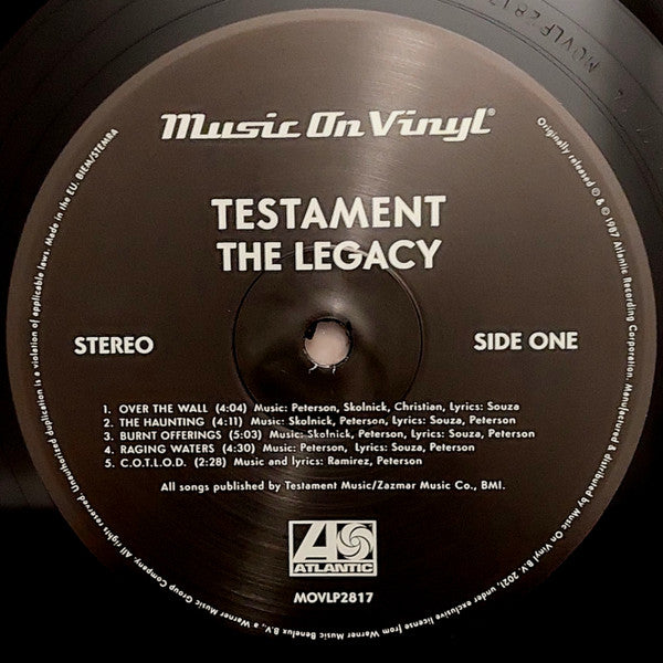 Testament (2) : The Legacy (LP, Album, RE)