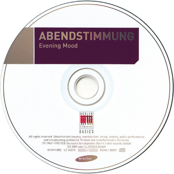 Various : Abendstimmung (CD, Comp)