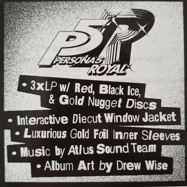 Various : Persona 5 Royal (LP, Gol + LP, Tra + LP, Tra + Album)